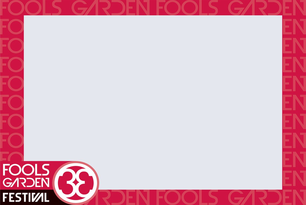 Druck-Layout-Beispiel für das Fools Garden Festival im Kulturhaus Osterfeld